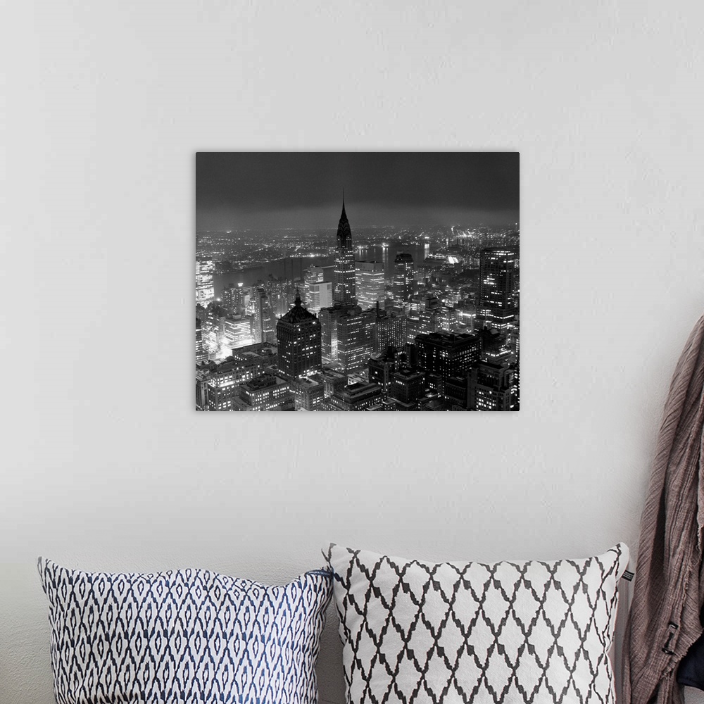 A bohemian room featuring New York City At Night