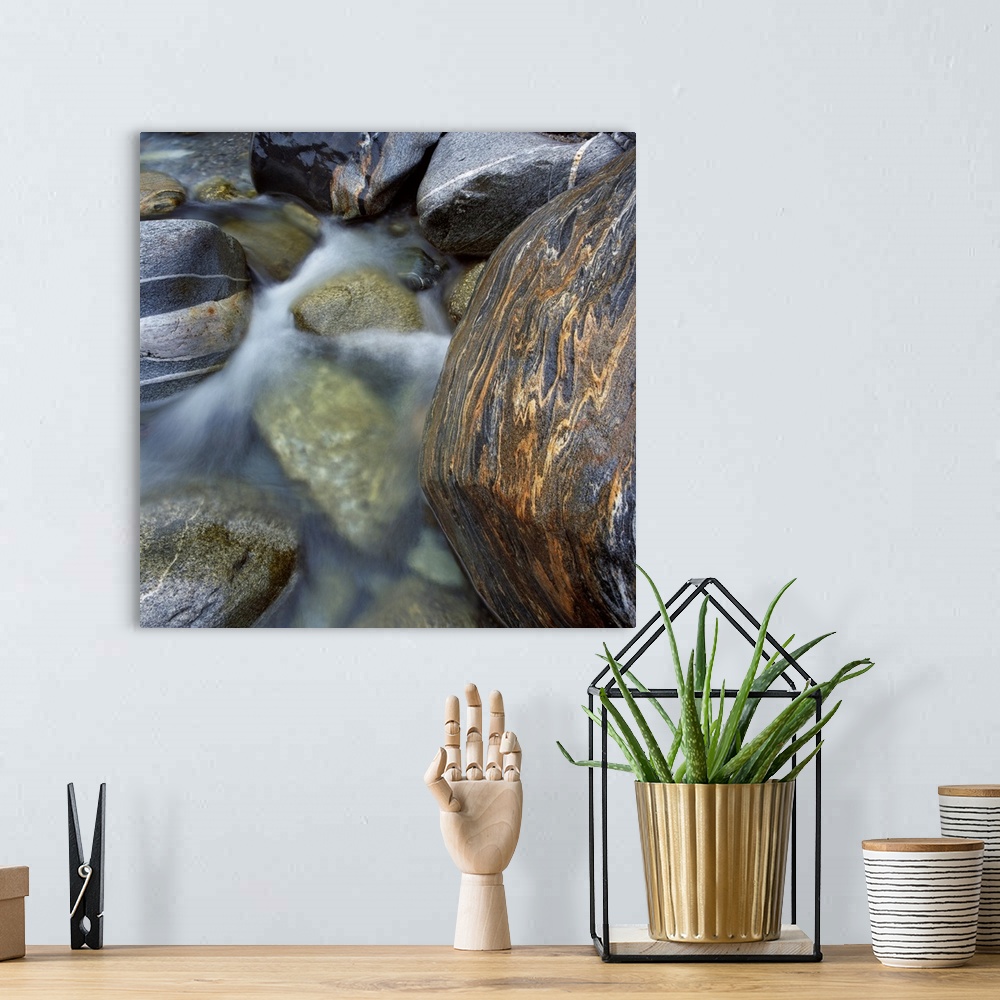 A bohemian room featuring River In Verzasca Valley