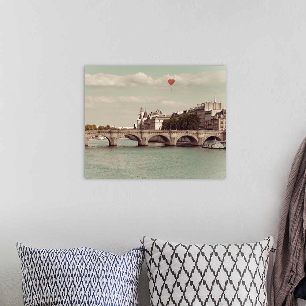 A bohemian room featuring Paris Bridges