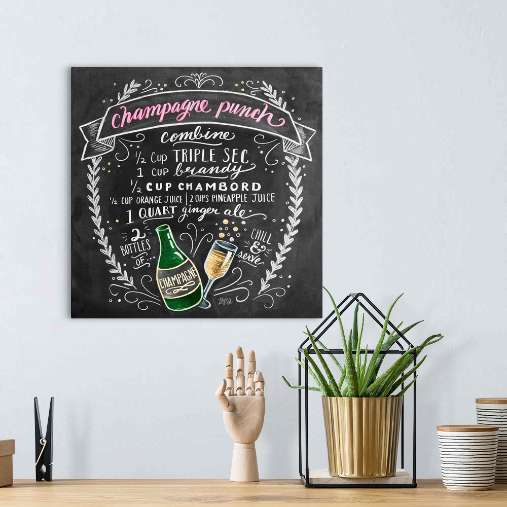A bohemian room featuring Champagne Punch