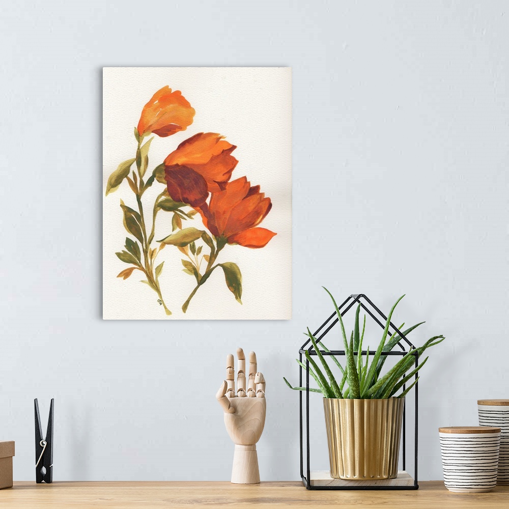 A bohemian room featuring Amber Tulips