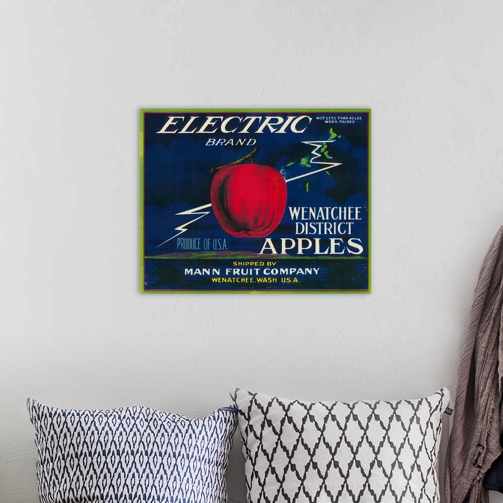 A bohemian room featuring Electric Apple Label, Wenatchee, WA