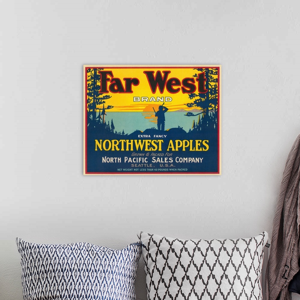 A bohemian room featuring Far West Apple Label, Seattle, WA