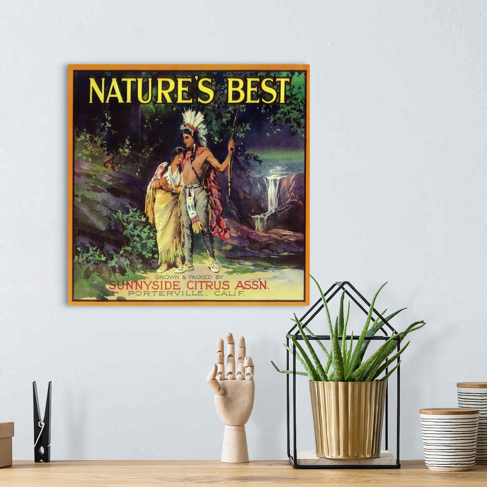 A bohemian room featuring Nature's Best Orange Label, Porterville, CA