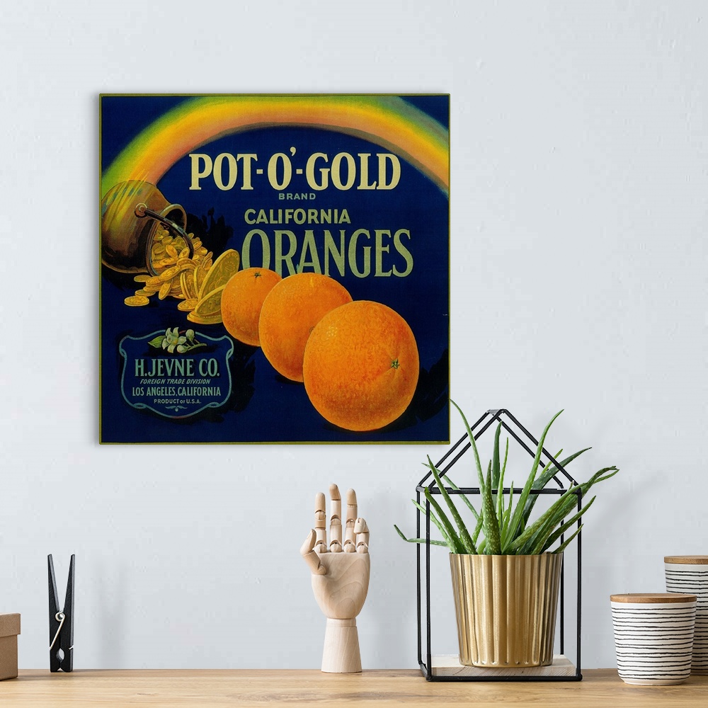 A bohemian room featuring Pot O' Gold Orange Label, Los Angeles, CA