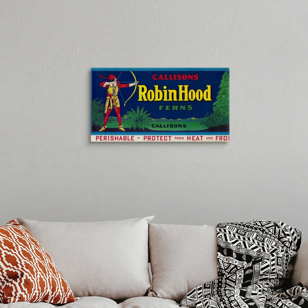 A bohemian room featuring Robin Hood Fern Label, Washington State