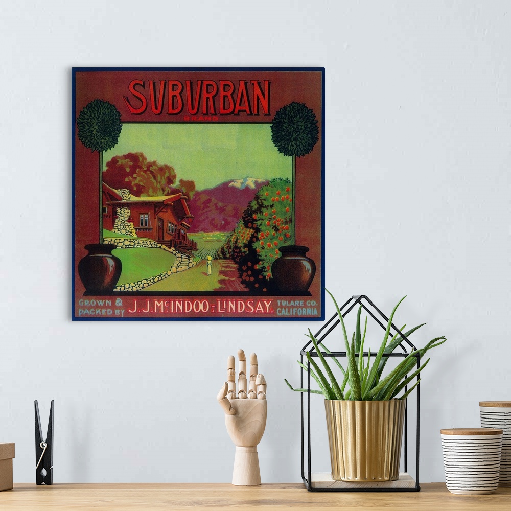 A bohemian room featuring Suburban Orange Label, Lindsay, CA