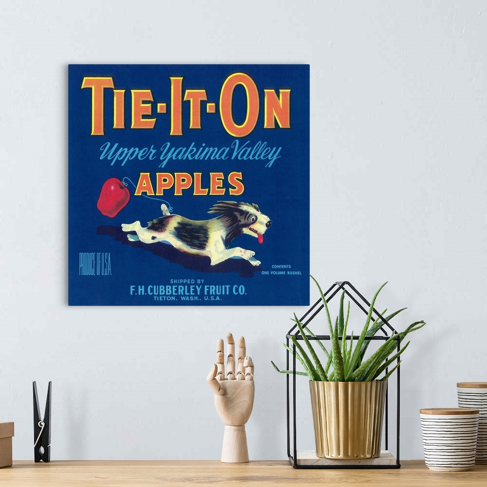 A bohemian room featuring Tie It On Apple Label, Tieton, WA