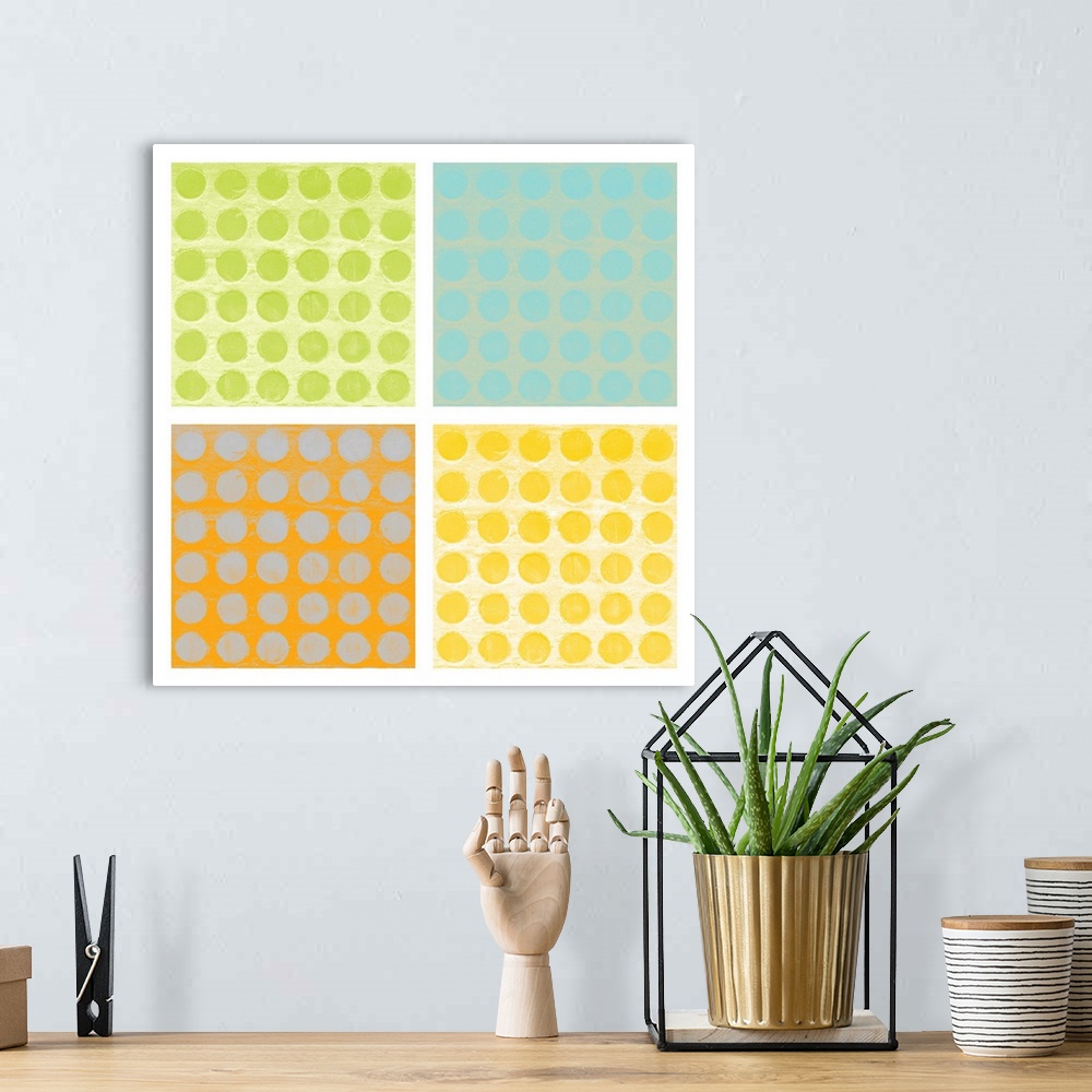Colorful Buttons. | Large Solid-Faced Canvas Wall Art Print | Great Big Canvas