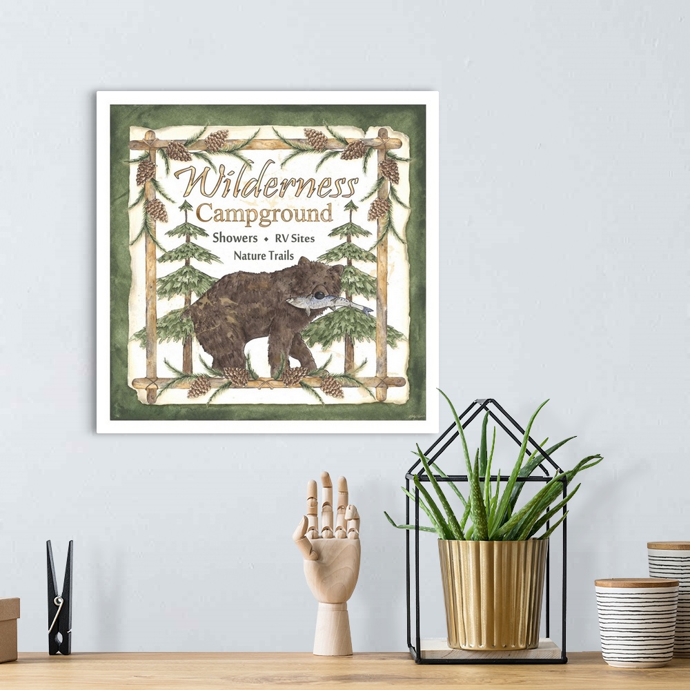 A bohemian room featuring Wilderness Campgrounds