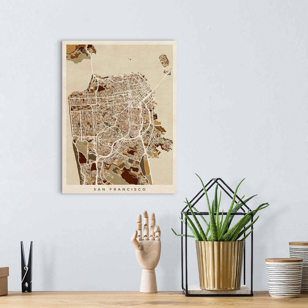 18x24 City Map: Choose Your City / Wall Art Poster / Digital Print 