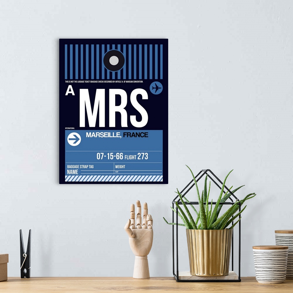 A bohemian room featuring MRS Marseille Luggage Tag II
