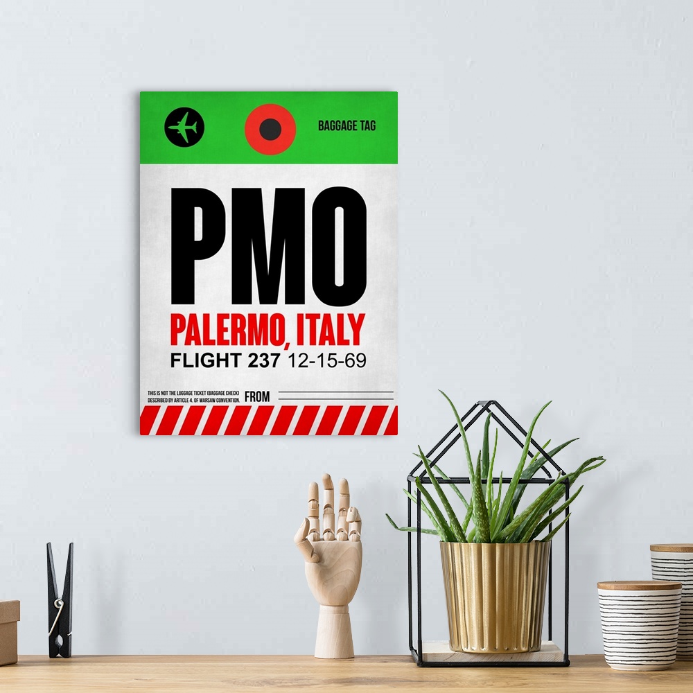 A bohemian room featuring PMO Palermo Luggage Tag I