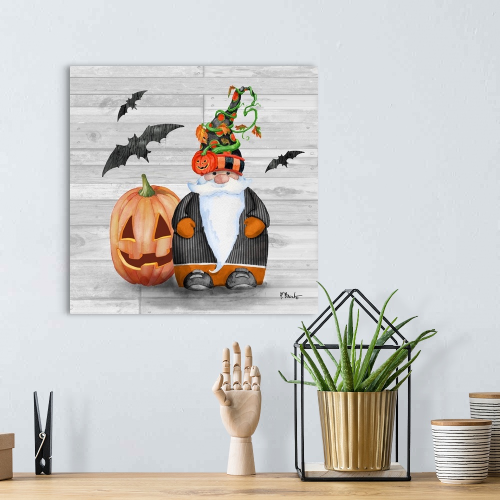 A bohemian room featuring Halloween Gnomes IV