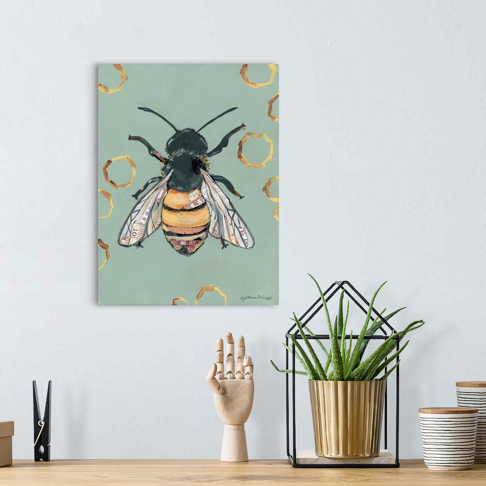 A bohemian room featuring Bee