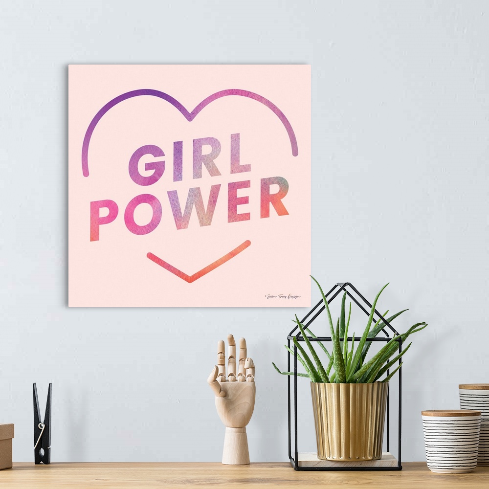 A bohemian room featuring Girl Power III