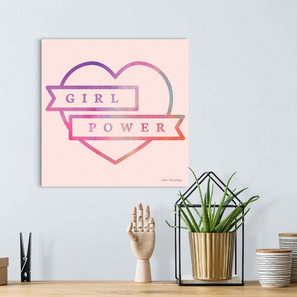 A bohemian room featuring Girl Power IV