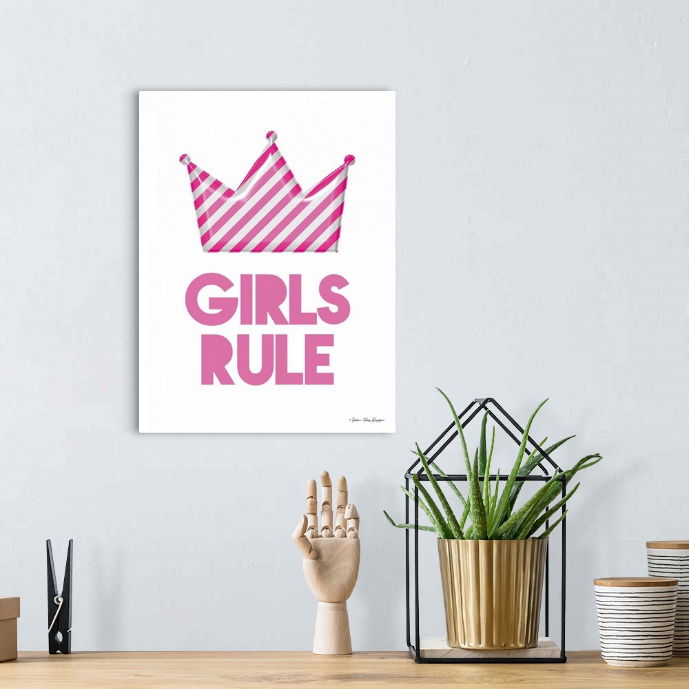 A bohemian room featuring Girls Rule