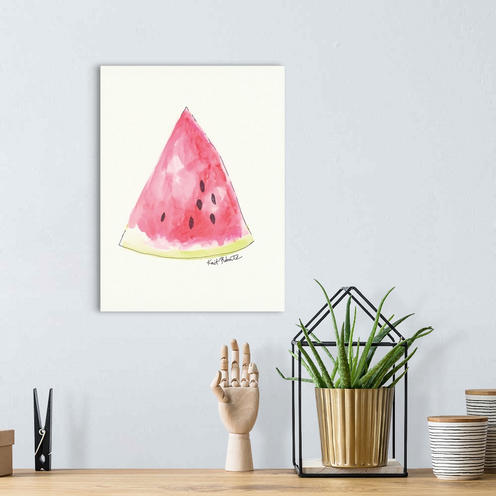 A bohemian room featuring W is for Watermelon