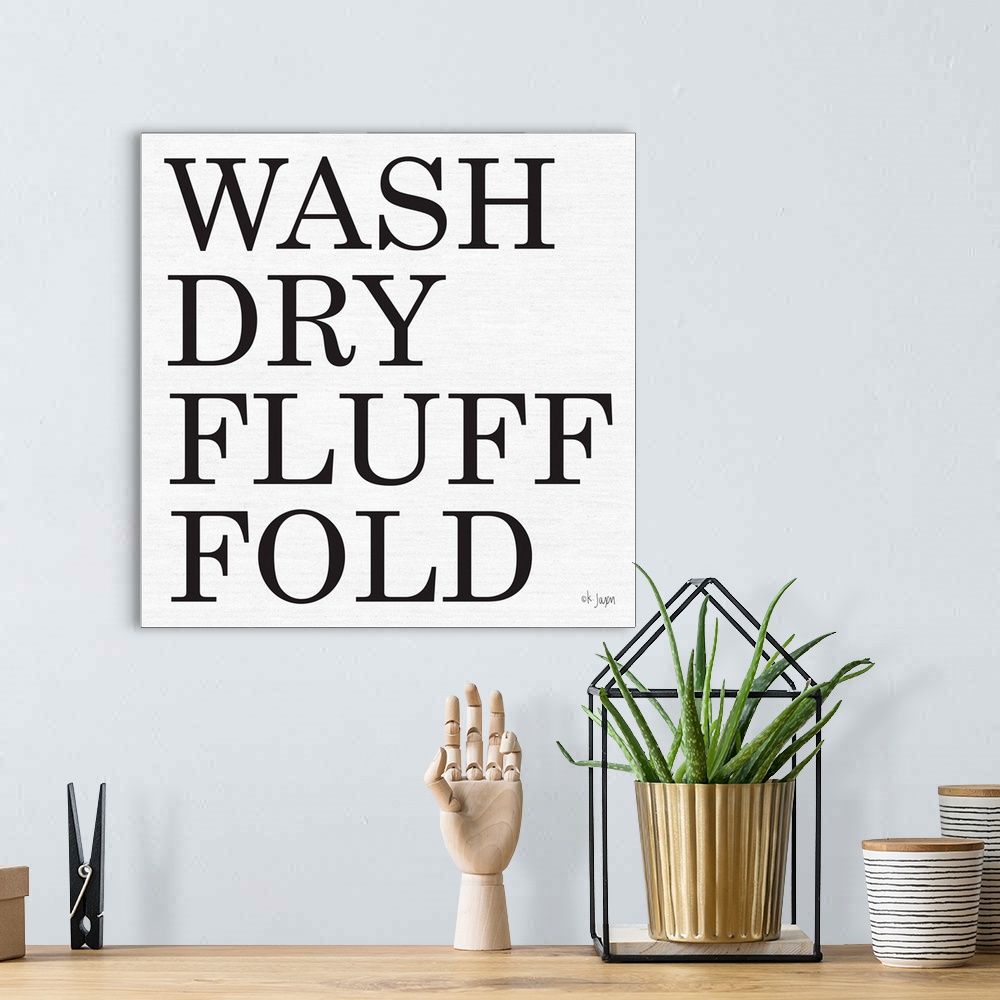 A bohemian room featuring Wash-Dry-Fluff-Fold
