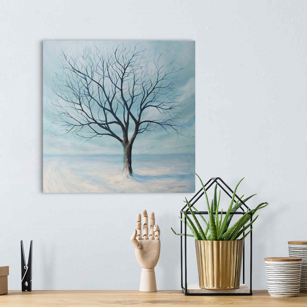 A bohemian room featuring Winter Tree