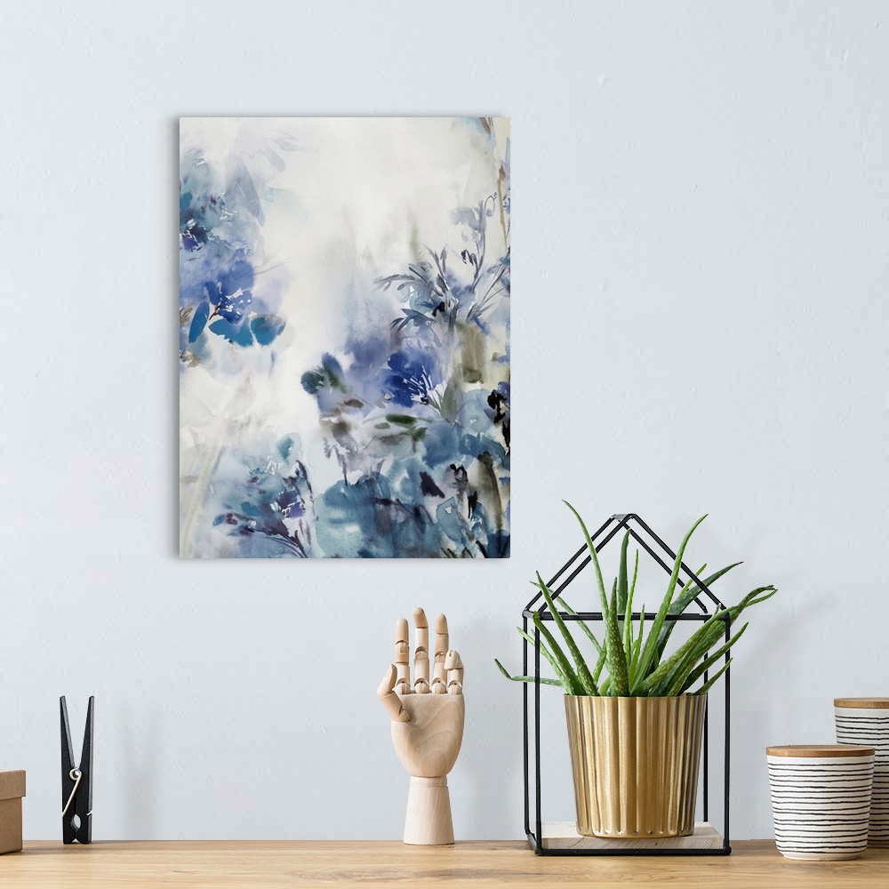 Blue Flowers I Wall Art, Canvas Prints, Framed Prints, Wall Peels ...