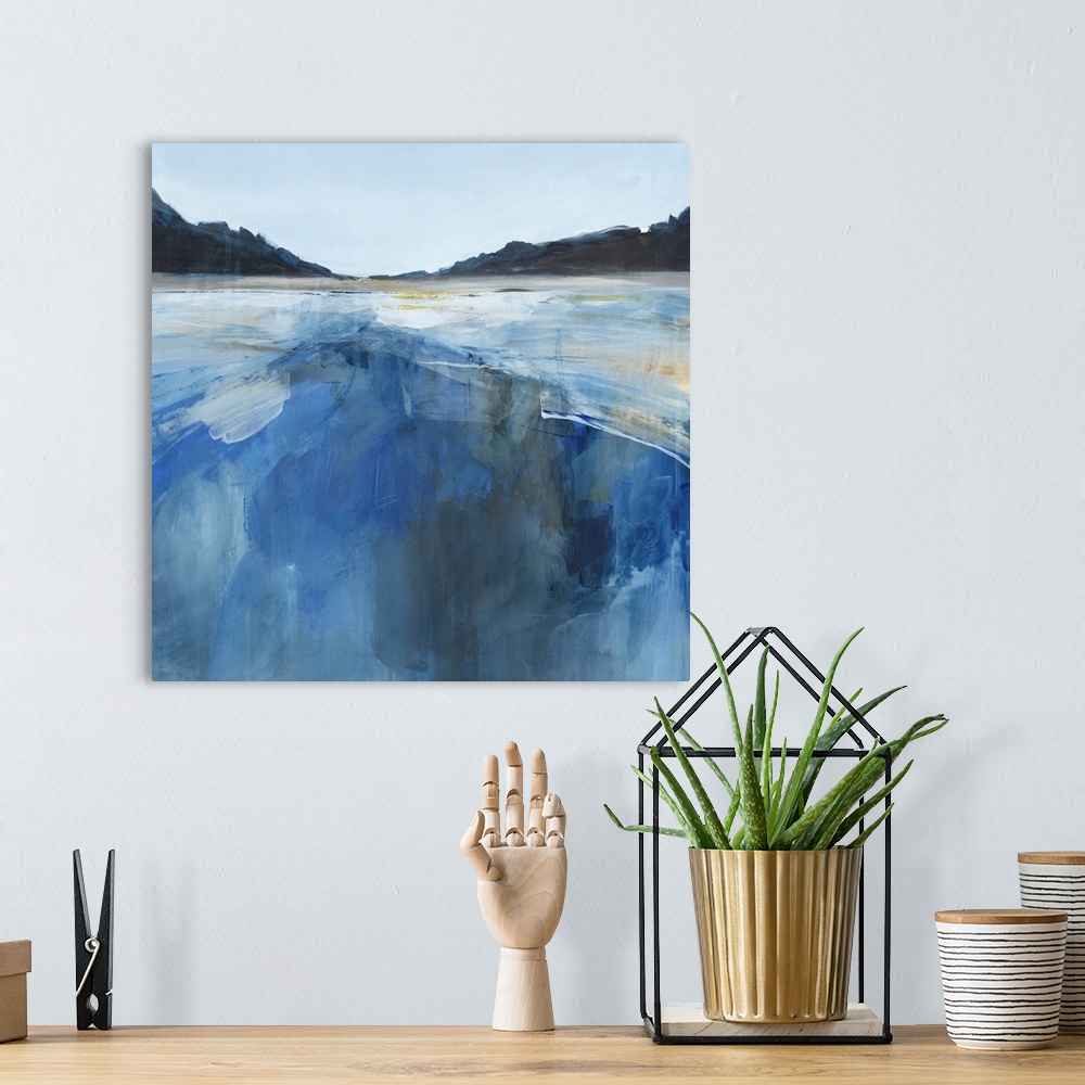A bohemian room featuring Blue Glacier Bay