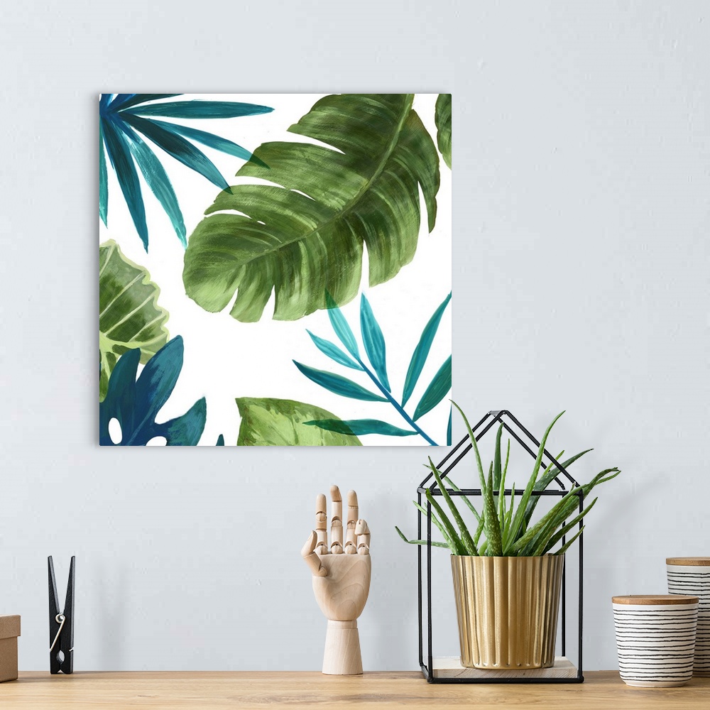 Tropical Leaves II Wall Art, Canvas Prints, Framed Prints, Wall Peels ...