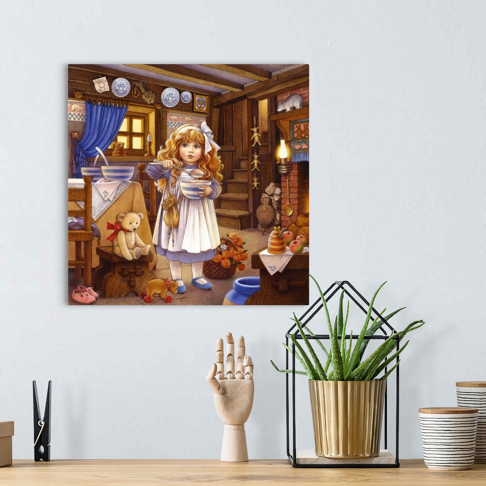 A bohemian room featuring Goldilocks