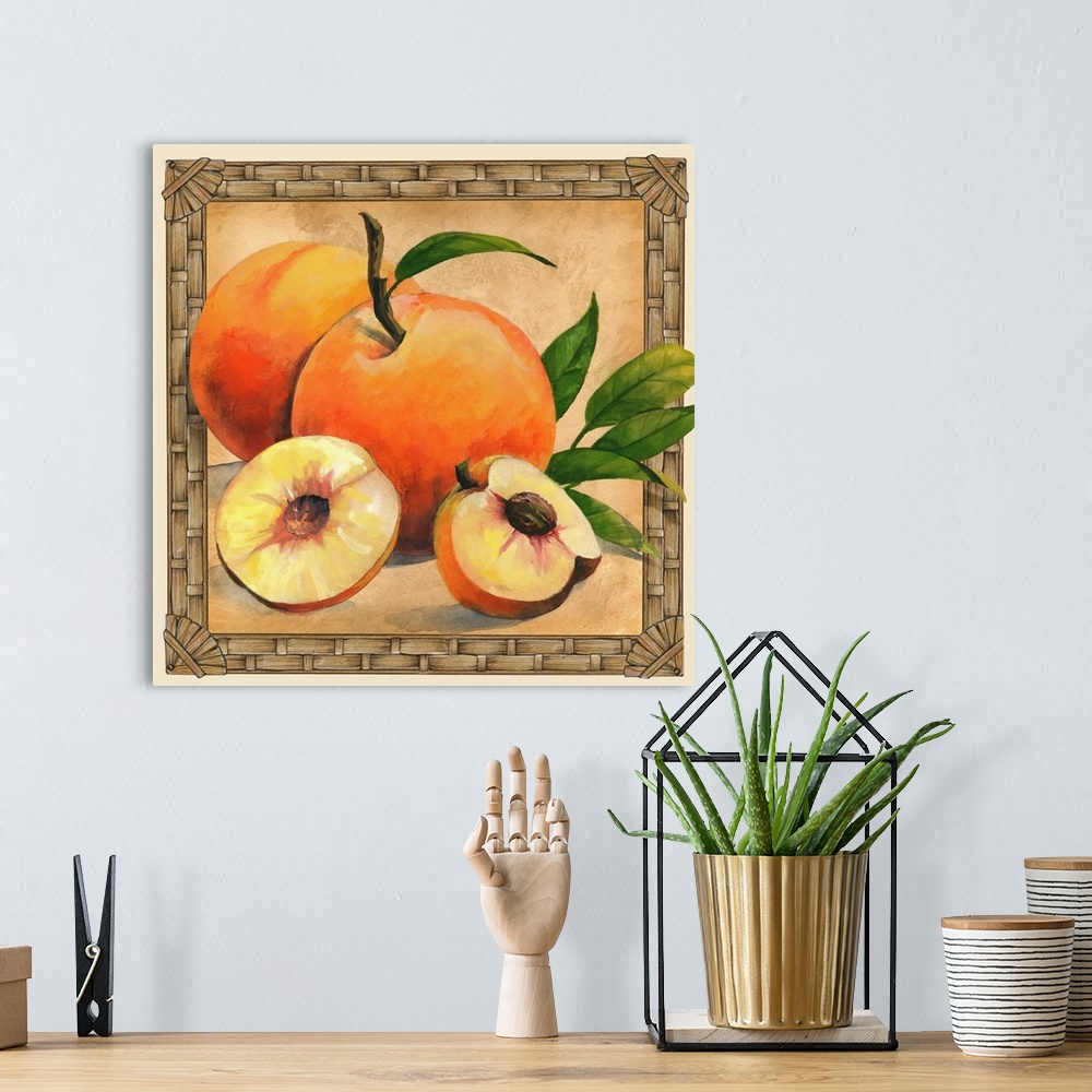 A bohemian room featuring Peaches