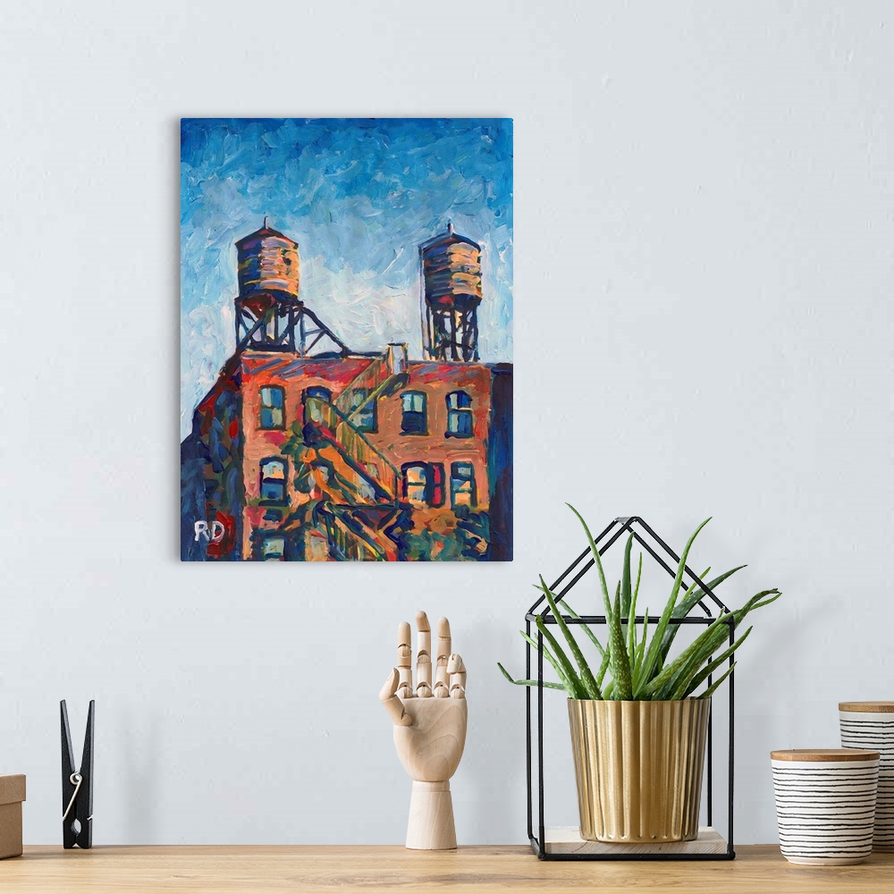 Two Water Wall York Prints, Great Prints, | Wall New Canvas Big Peels Towers Canvas Framed City Art