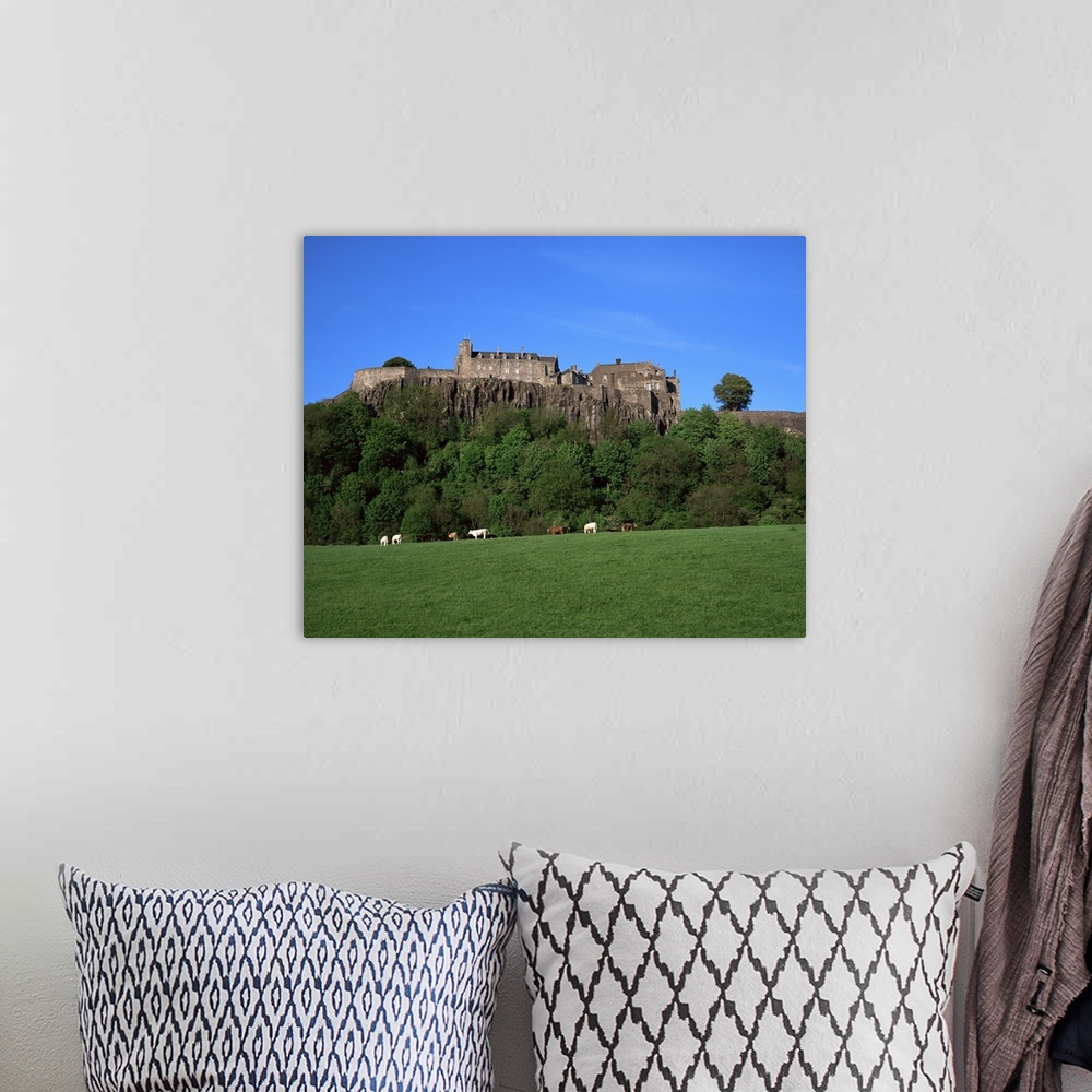 A bohemian room featuring Stirling Castle, Central region, Scotland