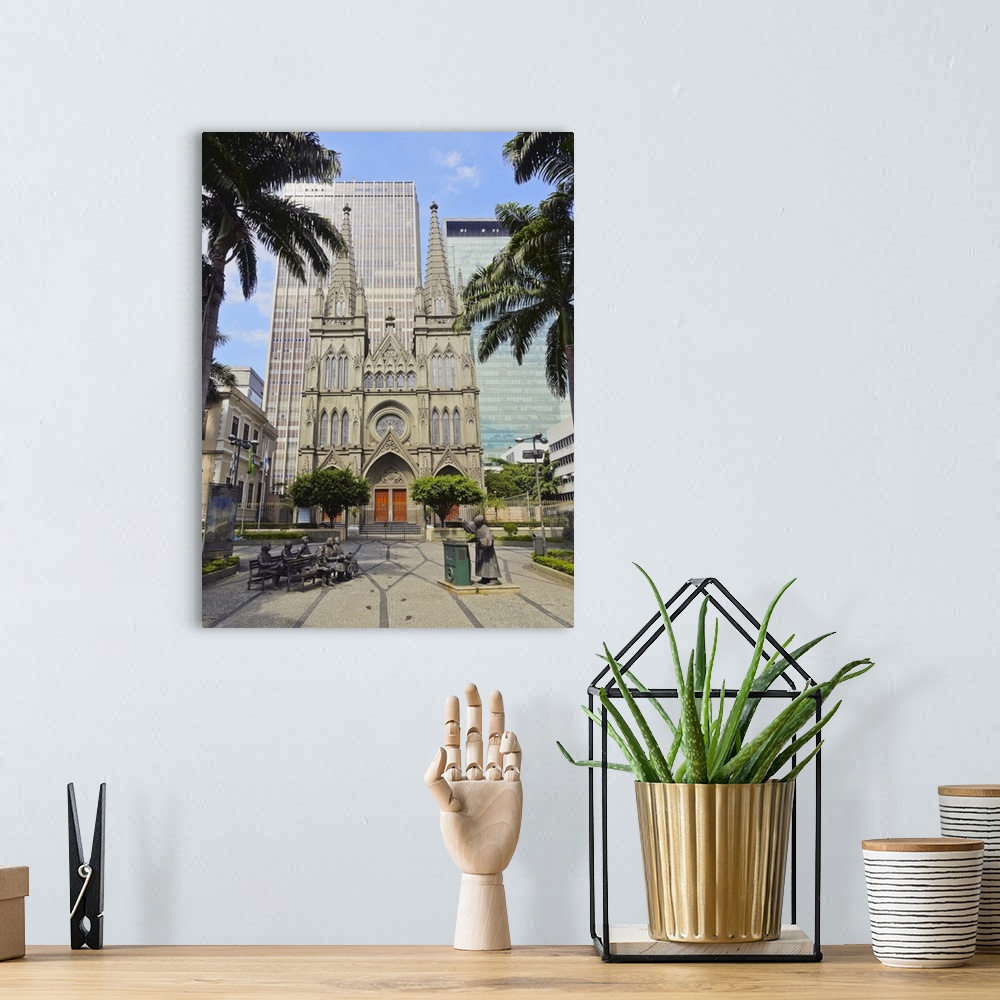 A bohemian room featuring View of the Presbyterian Cathedral of Rio de Janeiro, Rio de Janeiro, Brazil, South America