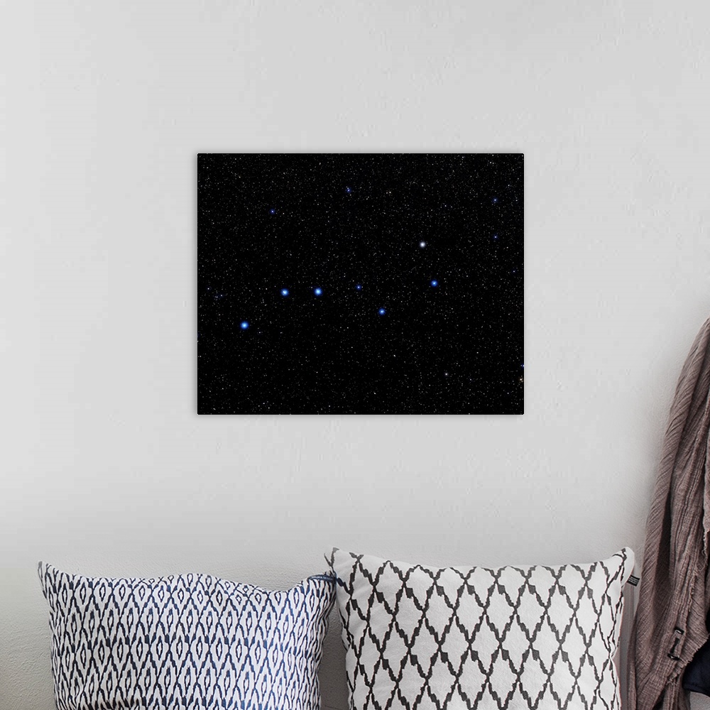 A bohemian room featuring The Plough. This asterism (group of stars) is part of the much larger constellation Ursa Major, m...
