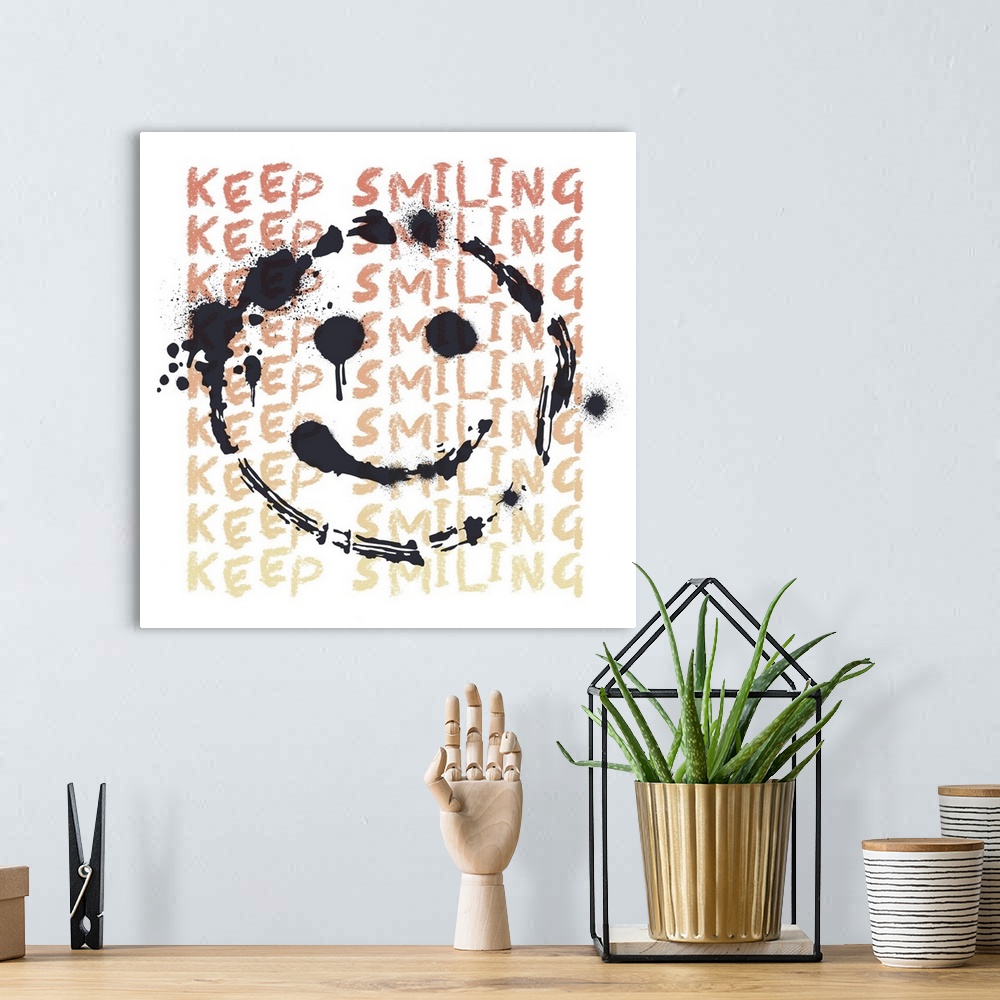 A bohemian room featuring Keep Smiling