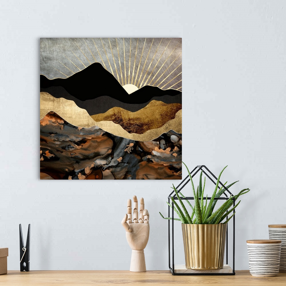 Gold Diggings Quarry Canvas Wall Art Pictures and more - Photo4me