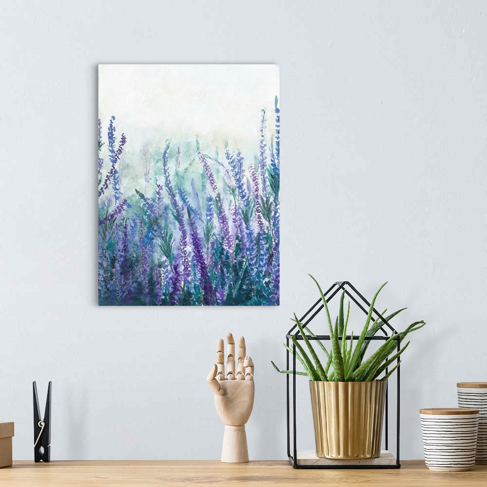 A bohemian room featuring Lavender Garden I