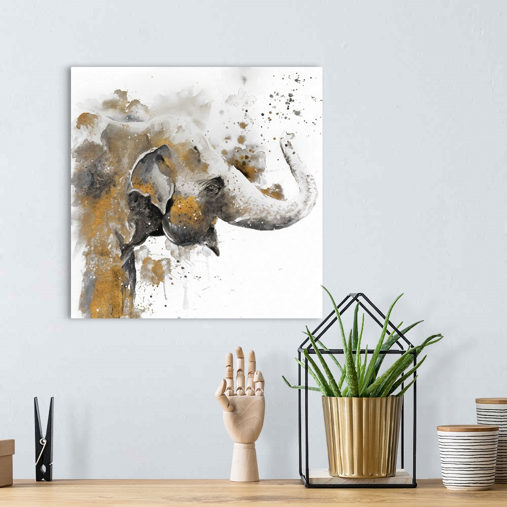 Elephant Wall Art, Large Metal Wall Art, Wall Decor Over the Bed, Unique  Wall Decor, Wall Art for Living Room, Stylish Wall Art 