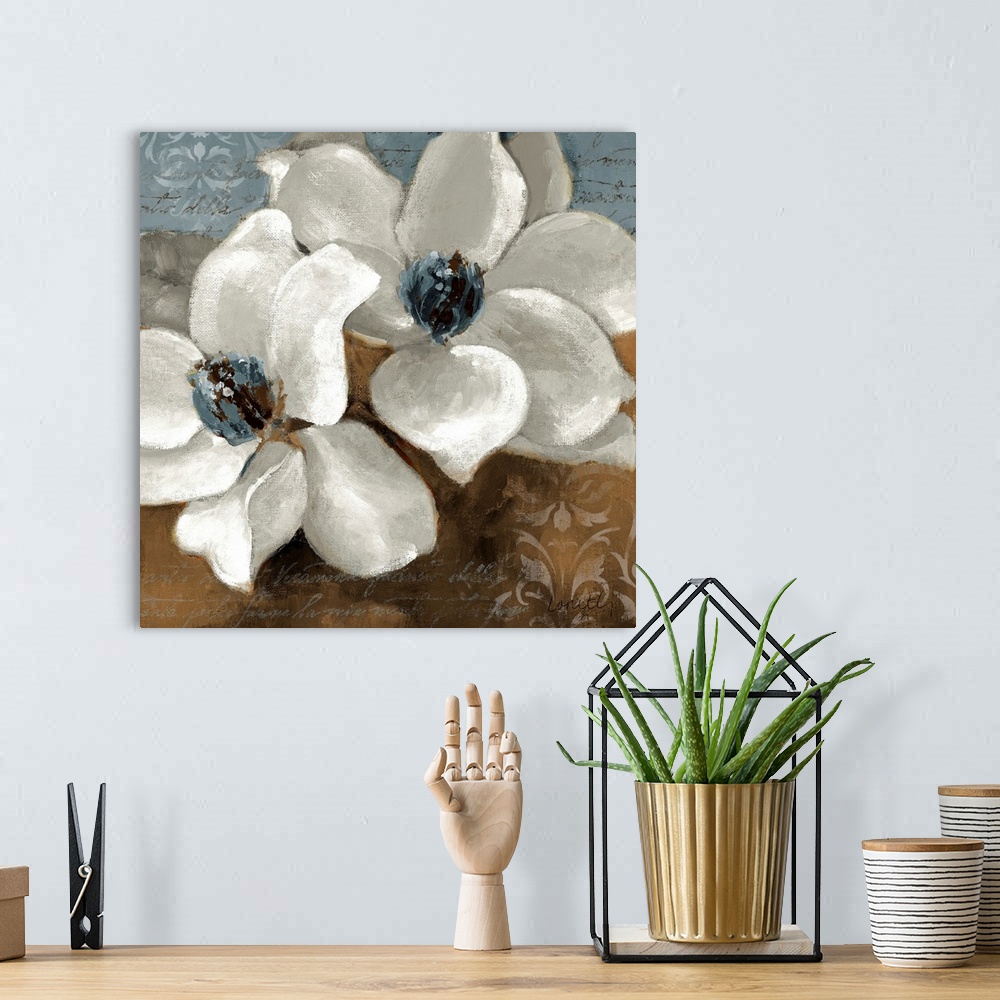 White Magnolias II Wall Art, Canvas Prints, Framed Prints, Wall Peels