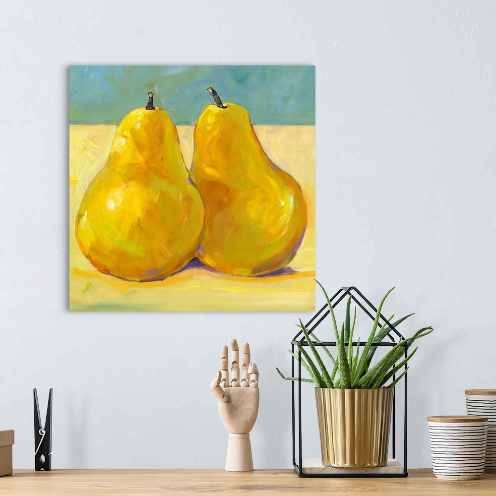 A bohemian room featuring A Pair of Pears