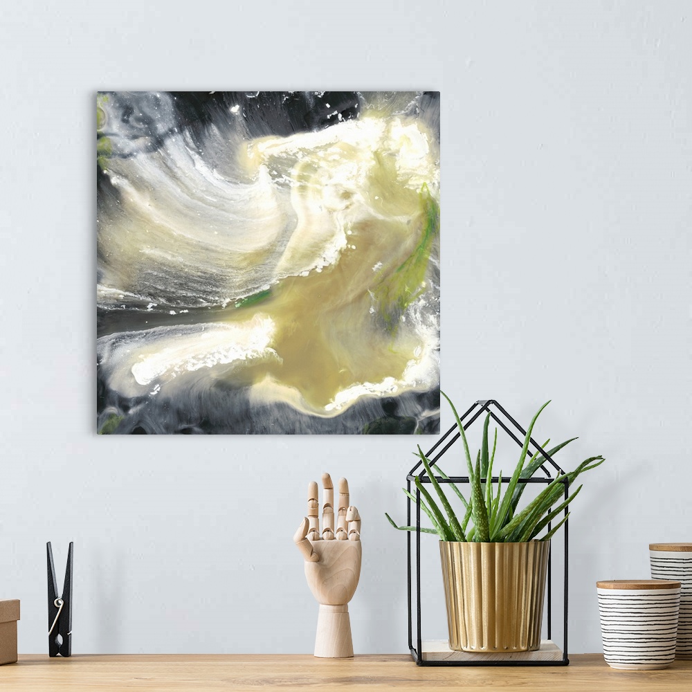 A bohemian room featuring Ascension Abstract II