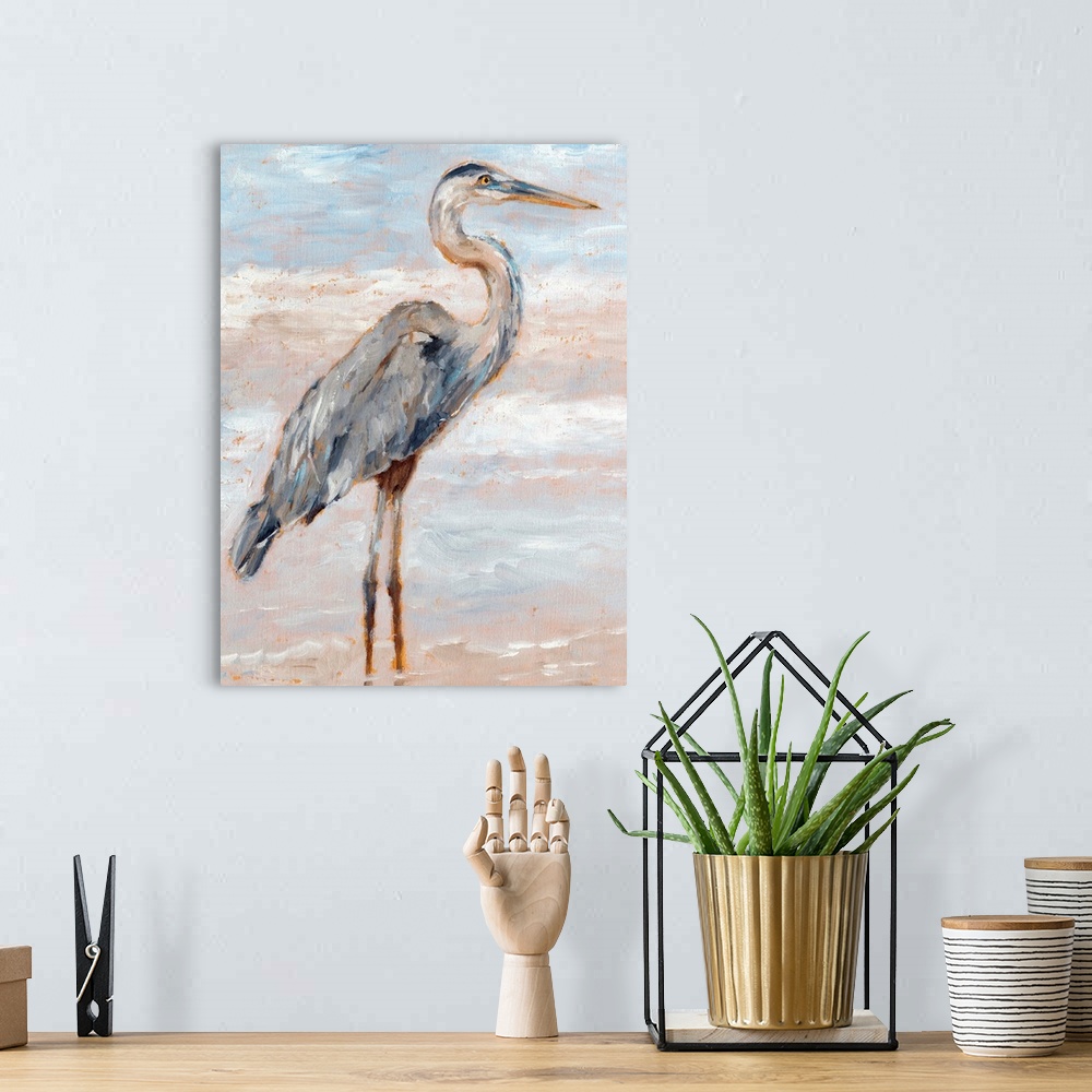 A bohemian room featuring Beach Heron I