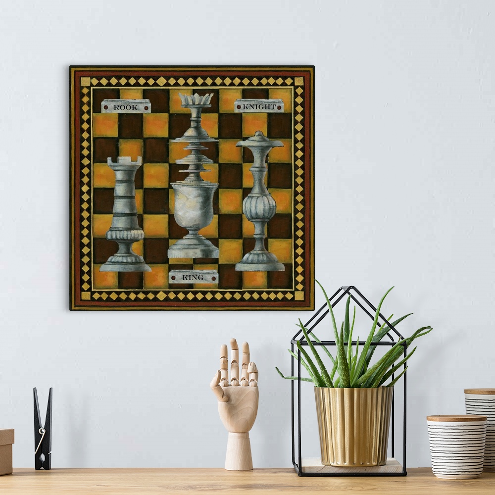 A bohemian room featuring Chess I
