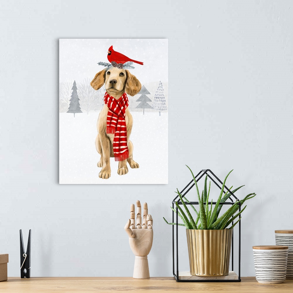A bohemian room featuring Christmas Cats, Dogs V