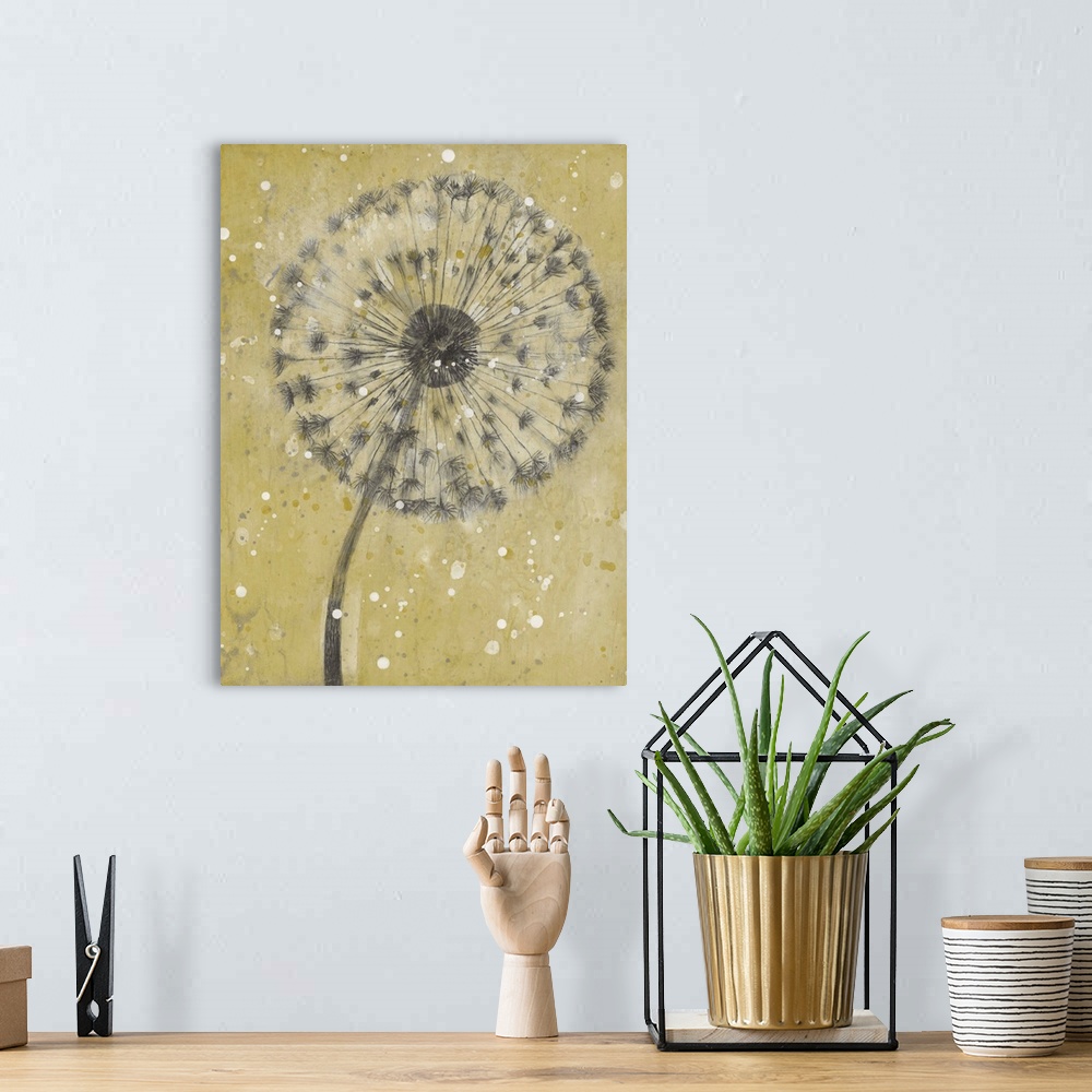 A bohemian room featuring Dandelion Abstract I