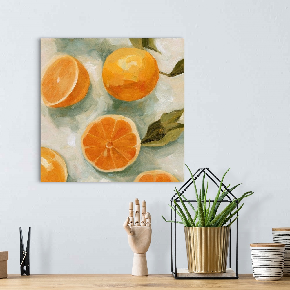 A bohemian room featuring Fresh Citrus I