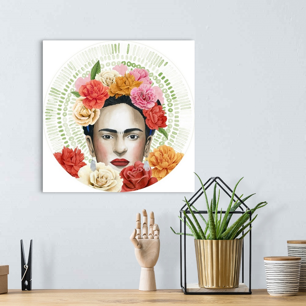 A bohemian room featuring Frida's Flowers Collection C