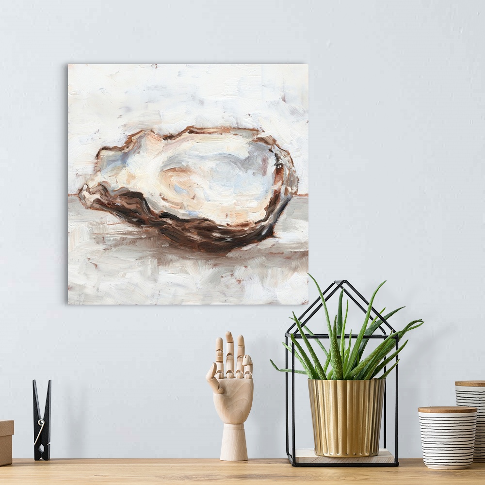 A bohemian room featuring Oyster Study II
