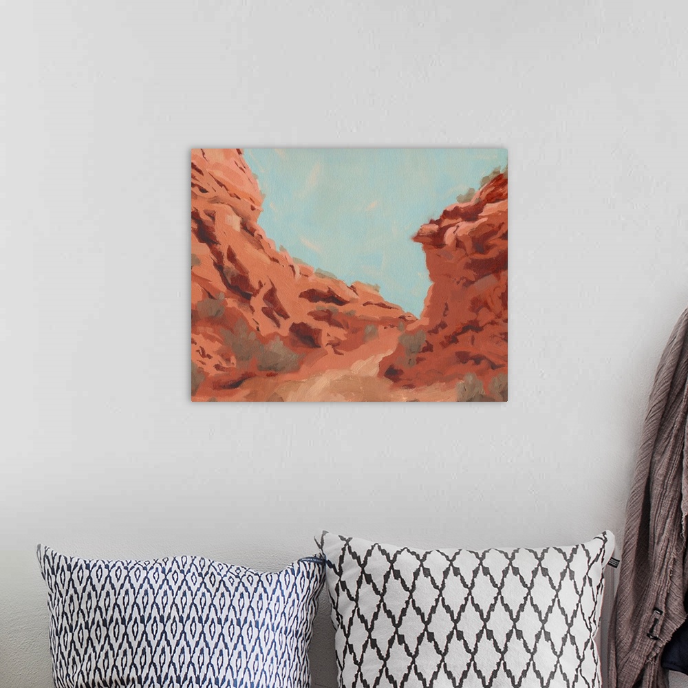 A bohemian room featuring Red Rocks View II