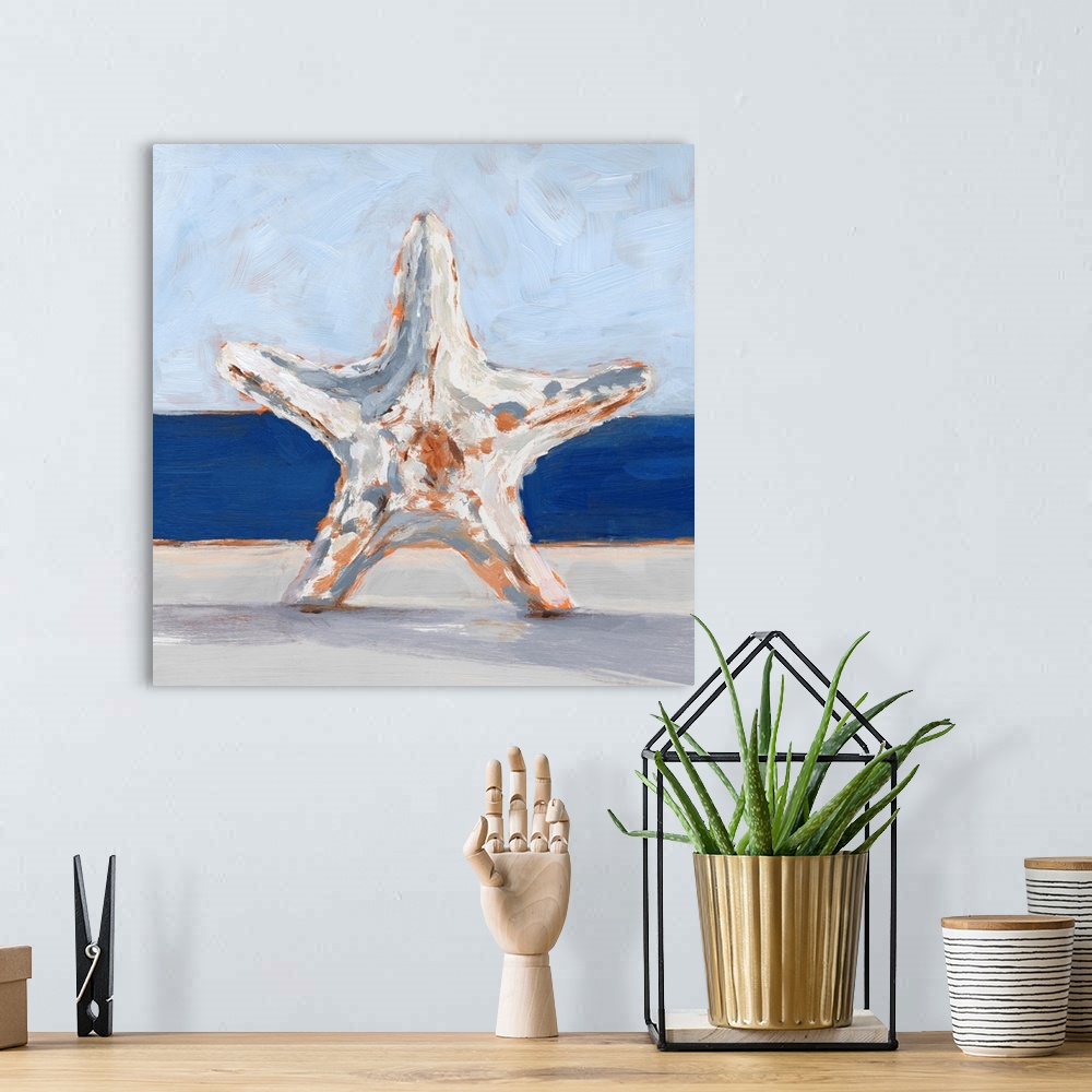 A bohemian room featuring Starfish By The Sea